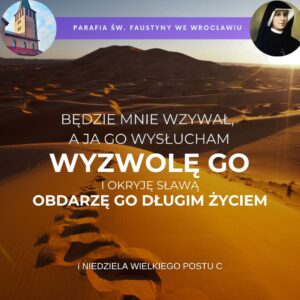 I Niedziela Wielkiego Postu C – Ogłoszenia parafialne – 09.03.2025