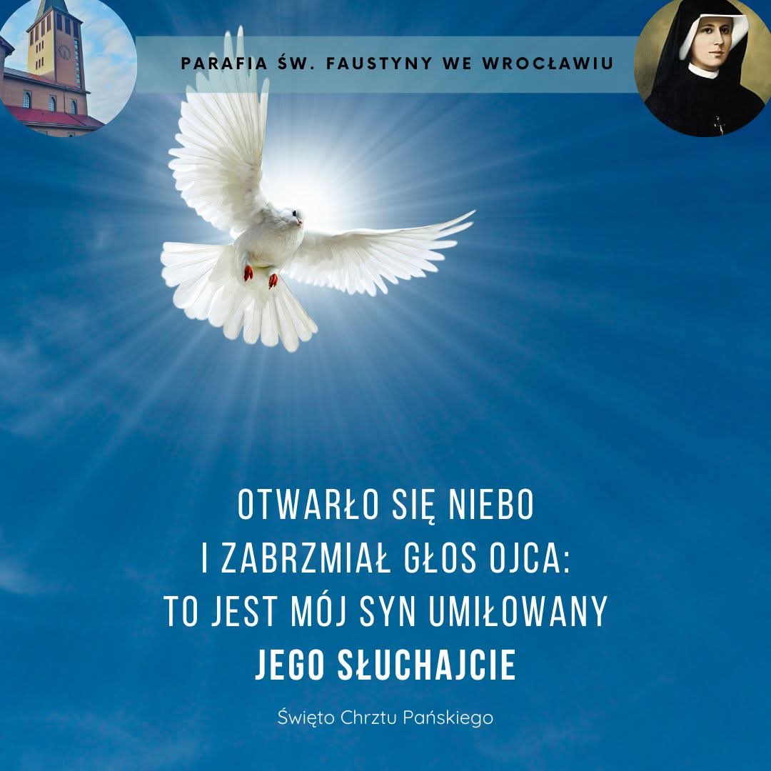 Featured Post Image - Święto Chrztu Pańskiego – Ogłoszenia parafialne – 11.01.2026