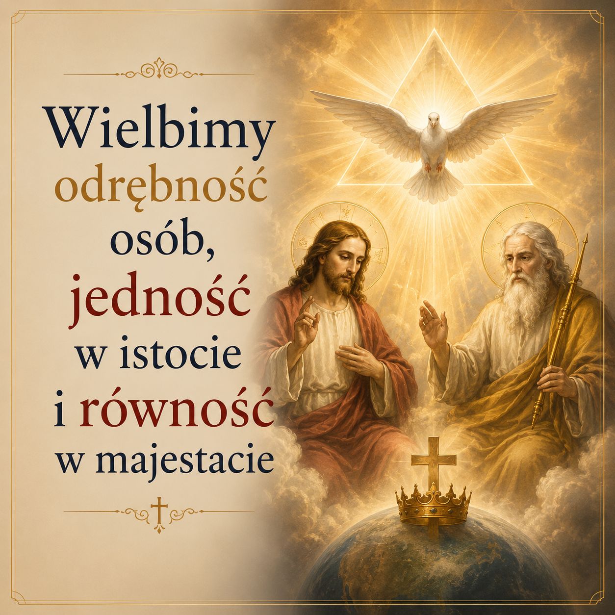 Featured Post Image - Uroczystość Trójcy Przenajświętszej – Ogłoszenia parafialne – 31.05.2026